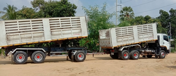 ✅ พ่วง 22 ล้อ ISUZU FXZ360 ปี 56 ไมล์ 300,000 ✅ กระบะเหล็ก คอกเกษตร - ดั้ม สามมิตร ใส่ของได้ 30 ตัน. ✅ พ่วง 22 ล้อ ISUZU FXZ360 ปี 56 ไมล์ 300,000 ✅ กระบะเหล็ก คอกเกษตร - ดั้ม สามมิตร ใส่ของได้ 30 ตัน.