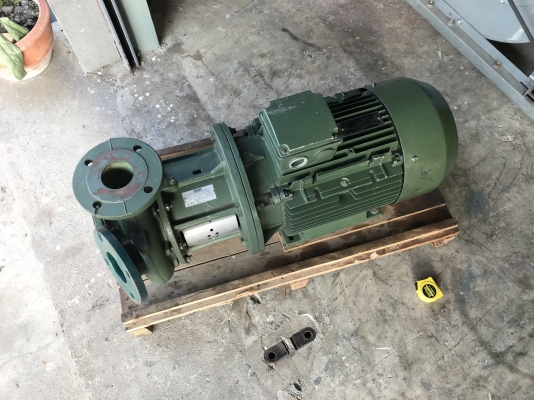 ขายชุดปั๊มน้ำหอยโข่ง DAB pumps made in Italy ขนาดมอเตอร์ 25HP. 380V 2900rpm. ขนาดเข้า 3นิ้ว ออก 2.5นิ้ว ใบพัดเหล็กหล่อ รุ่นแรงดันสูงส่งไกล ได้น้ำดี ของใหม่วางลัง ไม่เคยใช้งาน ขายชุดปั๊มน้ำหอยโข่ง DAB pumps made in Italy ขนาดมอเตอร์ 25HP. 380V 2900rpm. ขนาดเข้า 3นิ้ว ออก 2.5นิ้ว ใบพัดเหล็กหล่อ รุ่นแรงดันสูงส่งไกล ได้น้ำดี ของใหม่วางลัง ไม่เคยใช้งาน