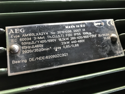 ขายชุดปั๊มน้ำหอยโข่ง DAB pumps made in Italy ขนาดมอเตอร์ 25HP. 380V 2900rpm. ขนาดเข้า 3นิ้ว ออก 2.5นิ้ว ใบพัดเหล็กหล่อ รุ่นแรงดันสูงส่งไกล ได้น้ำดี ของใหม่วางลัง ไม่เคยใช้งาน ขายชุดปั๊มน้ำหอยโข่ง DAB pumps made in Italy ขนาดมอเตอร์ 25HP. 380V 2900rpm. ขนาดเข้า 3นิ้ว ออก 2.5นิ้ว ใบพัดเหล็กหล่อ รุ่นแรงดันสูงส่งไกล ได้น้ำดี ของใหม่วางลัง ไม่เคยใช้งาน