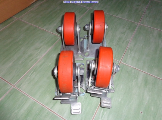 ขายล้อยูริเทรนขนาด 5นิ้ว มีเบรค2ล้อ  รับน้ำหนักได้เป็นตัน