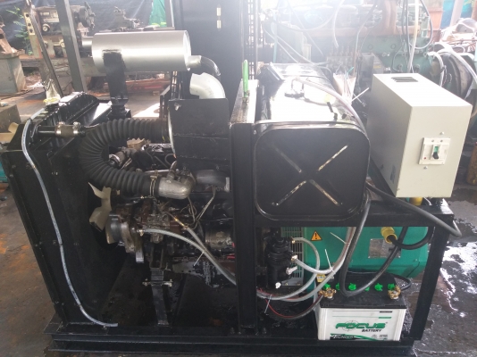 ขายเครื่องปั่นไฟ 37 kva ประกอบใหม่ ไฟ 220/380 สนใจโทร 098-5922944