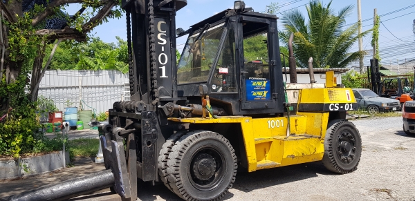 ขายรถยกโฟล์คลิฟท์ TCM ขนาด 11.5 ตัน เสาสูง 3 เมตร ติดตั้งอุปกรณ์พิเศษไซด์ชิฟ (รถนอก ) ด่วน