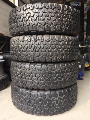 ขายยาง BF Goodrich KO2 265/75R16 ปี18 (ผ้าใบ10ชั้น) - MADE IN U.S.A. - ติดหนวดทุกเส้น ใช้งานไม่ถึง10