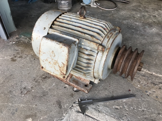 ขายมอเตอร์ไฟฟ้า Mitsubishi 15HP. 380V 1450rpm. สภาพสวยเดิมๆ หมุนนิ่ม พร้อมใช้งาน