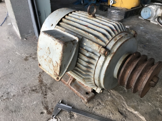 ขายมอเตอร์ไฟฟ้า Mitsubishi 15HP. 380V 1450rpm. สภาพสวยเดิมๆ หมุนนิ่ม พร้อมใช้งาน