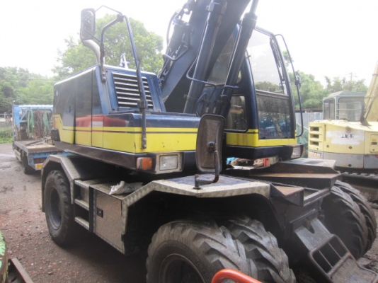 Kobelco SK100W-2 ปี2001 มีลายหัวเจาะ รถขุดล้อยางญี่ปุ่น โทร. 080-6565422 (หนิง)