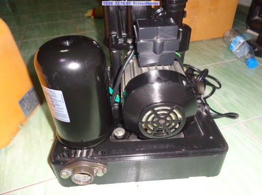 ขายปั๊มน้ำอัตโนมัติ 300w. MITSUBISHI autopump แรงดันคงที่ EP-305Q3