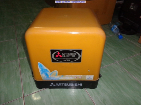 ขายปั๊มน้ำอัตโนมัติ 300w. MITSUBISHI autopump แรงดันคงที่ EP-305Q3