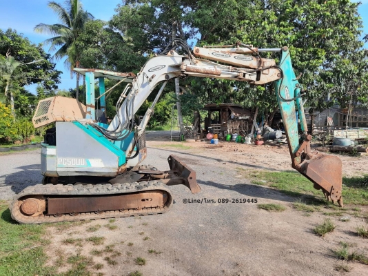 ขายรถขุดKOMATSU PC50UU-1 เครื่องยนต์โคมัสสุ 3D95, จำนวน 3 สูบ, คอนโทรลลูกหมาก, ปั๊มเฟือง3ตอน, แทรคยาง, ขายตามสภาพ, รถบ้านพร้อมใช้งาน, เอกสารสัญญาซื้อขาย