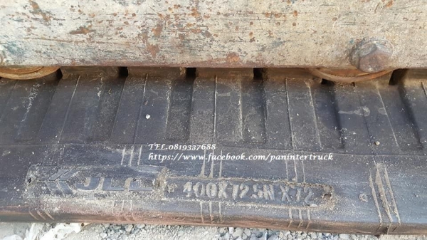 SALE*RUBBER TRACK แทรคยางติดรถขุดเก่านอกสำหรับรถไซค์ 30, 40, 45, 50 ,55 /ขนาดเพรท: 400 *72.5*72(ข้อ)