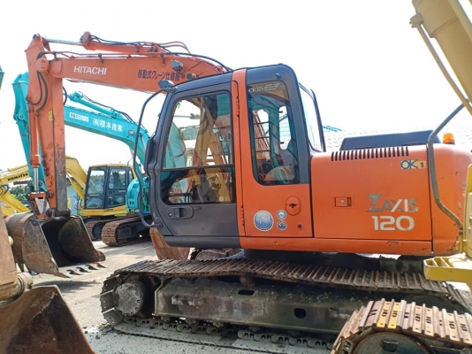 ขายจ้า..HITACHI ZX120-1 เก่านอกแท้  สภาพสวย มีลายแย๊ก  ปั๊มแห้ง  พร้อมใช้  โทร 089-3818694  จ๊อย