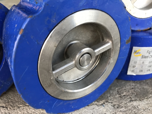 ขายเช็ดวาล์ว กันกลับ Hylic Check Valve 3นิ้ว ลิ้นวาล์ววแตนเลส มาตรฐานงานอุตสาหกรรม **ของใหม่ไม่เคยใช้งาน** มี 5ตัวครับ ราคาตัวละ 950 บาทพร้อมส่ง