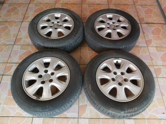 ล้อแม็กเปล่า Toyota Camry ขอบ 15 ขายยกชุด ถูกๆ ทั้งชุด 2500.-NET / ราคาเน็ตยกกลับเท่านั้นจ้าา