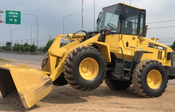 ขายรถตักล้อยาง KOMATSU WA150-5 นำเข้าเองจากญี่ปุ่น สภาพสวยพร้อมใช้งาน มีVDOการทำงานครับ