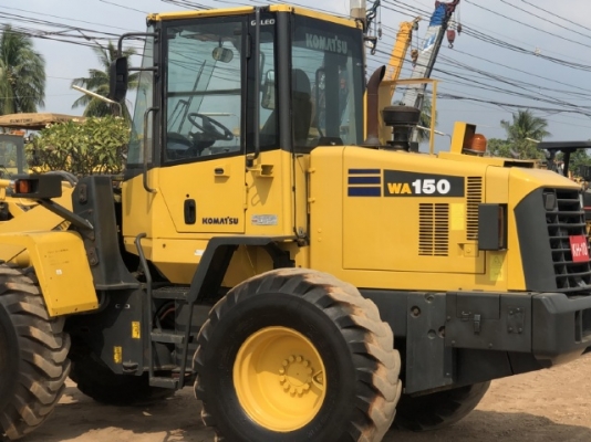 ขายรถตักล้อยาง KOMATSU WA150-5 นำเข้าเองจากญี่ปุ่น สภาพสวยพร้อมใช้งาน มีVDOการทำงานครับ
