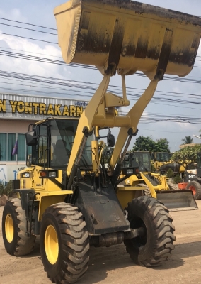 ขายรถตักล้อยาง KOMATSU WA150-5 นำเข้าเองจากญี่ปุ่น สภาพสวยพร้อมใช้งาน มีVDOการทำงานครับ