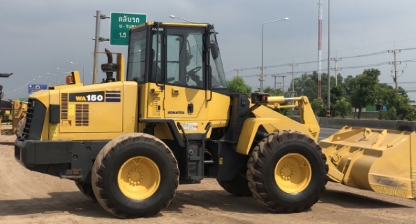 ขายรถตักล้อยาง KOMATSU WA150-5 นำเข้าเองจากญี่ปุ่น สภาพสวยพร้อมใช้งาน มีVDOการทำงานครับ