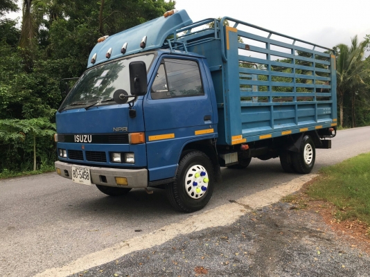 รถบรรทุก 6ล้อ ISUZU NPR115ห้างแท้ เครื่อง4BD-1 พวงมาลัยเพาเวอร์