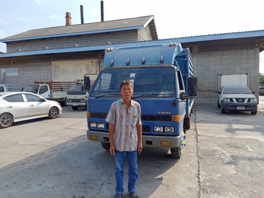 รถบรรทุก 6ล้อ ISUZU NPR115ห้างแท้ เครื่อง4BD-1 พวงมาลัยเพาเวอร์