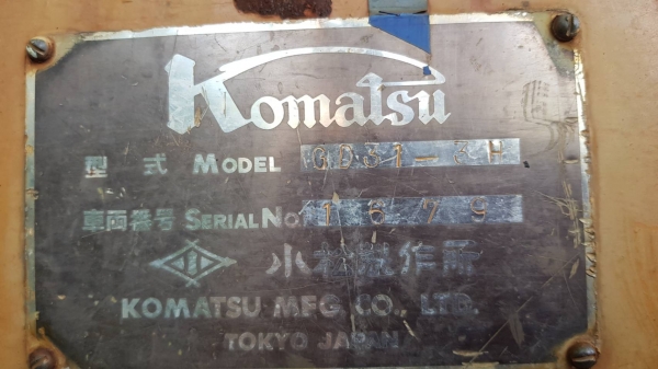 ขายรถเกรด KOMATSU GD31-3