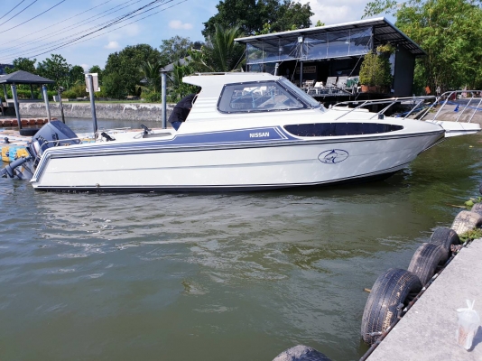 ขายเรือ NISSAN 24ฟุต(สวยมาก)พร้อมใช้งาน