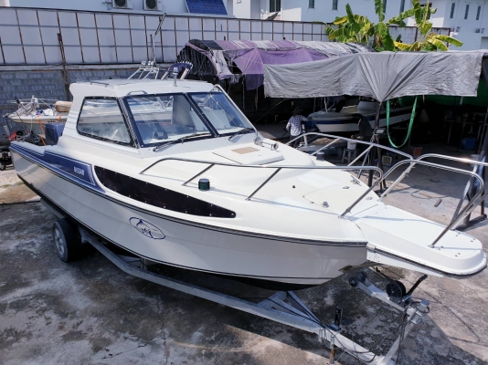 ขายเรือ NISSAN 24ฟุต(สวยมาก)พร้อมใช้งาน