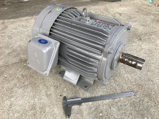 ขายมอเตอร์ไฟฟ้า Mitsubishi 10HP. 380V 2Pole 2800rpm. ** ของใหม่ไม่เคยใช้งานครับ