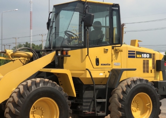 ขายรถตักล้อยาง KOMATSU WA150-5 นำเข้าเองจากญี่ปุ่น สภาพสวยพร้อมใช้งาน มีVDOการทำงานครับ
