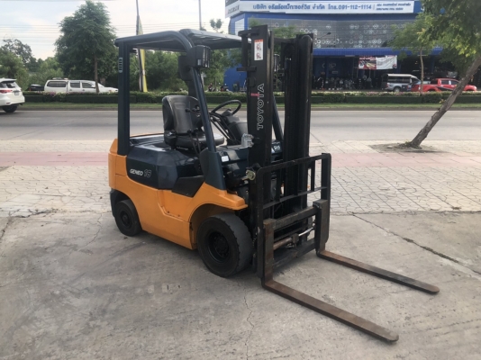 ขายถูกมาก Toyota 7FG18 ยก1.8ตัน เสาสูง3เมตร งาไสล์ หุบ-ถ่าง เครื่องยนต์เบนซิน