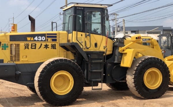 ขายรถตักล้อยาง KOMATSU WA430-5 นำเข้าเองจากญี่ปุ่น สภาพสวยพร้อมใช้งาน มีVDOการทำงานครับ