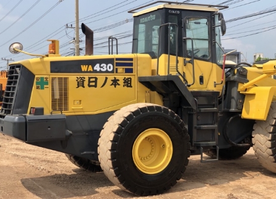 ขายรถตักล้อยาง KOMATSU WA430-5 นำเข้าเองจากญี่ปุ่น สภาพสวยพร้อมใช้งาน มีVDOการทำงานครับ