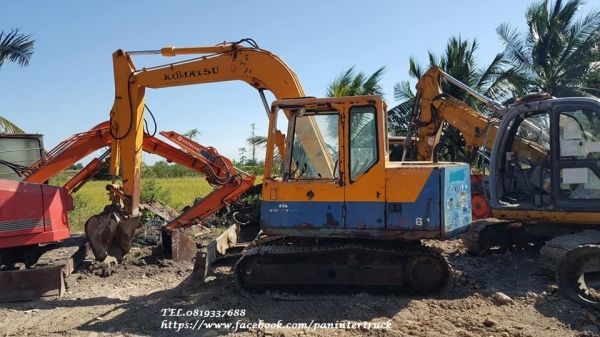 ขายถูกด่วนๆ รถขุดKOMATSU PC60-6  คอนโทรลน้ำมัน ,ปั๊มนิ้ว ,แทรคเหล็ก ,มีเก๋ง ,ใบมีดดัน ,สินค้าเก่านอก ขายตามสภาพ