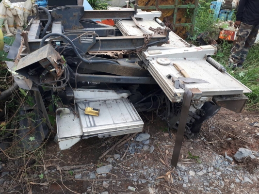 ขาย ฝาปิดท้าย ไฮโดรลิค สำหรับรถบรรทุก 6 ล้อ 10 ล้อ เทรเลอร์ ระบบไฮโดรลิค 2 กระบอก แบบอะลูมิเนียม พับเก็บได้ จำนวนมาก เก่าญี่ปุ่น