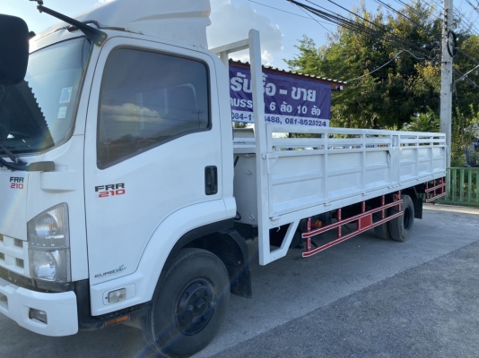 ขาย6ล้อIsuzu FRR210แรงม้ายูโร3 กระบะเหล็กยาว6.50เมตร เปิดได้รอบ