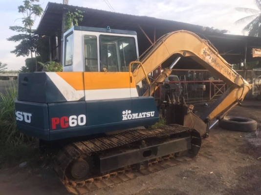 Komatsu PC60 รุ่น5 เครื่องดีเอวดีแน่นๆปั้มแรงๆ.