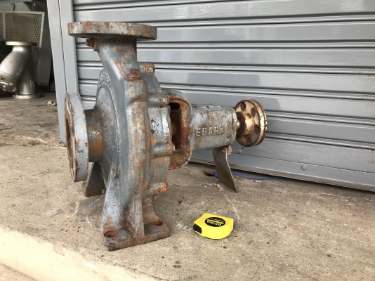 ขายหัวปั๊มน้ำหอยโข่ง Ebara 80x65FSJ ใบพัดทองเหลือง ขนาดเข้า 3นิ้ว ออก 2.5นิ้ว รุ่นใบพัดเต็ม ส่งน้ำไกล สภาพดีเดิมๆ หมุนนิ่ม พร้อมใช้งาน(มีตำหนิน็อตขันซีลขาด 1จุดตามรูป)