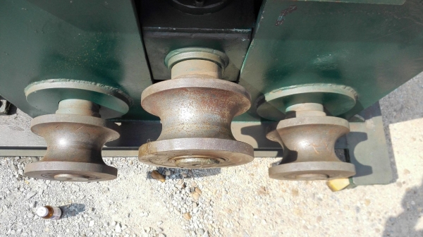เครื่องดัดโค้งโครงสร้าง ขนาด 4&rdquo; มอเตอร์เกียร์ Mitsubishi 10 HP 380V พร้อมตู้ไฟชุดรีโมทคอนโทรล 
