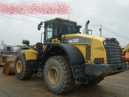 ขายรถตัก ยี่ห้อ KOMATSU รุ่น WA380-7