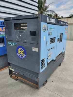 SDG60S - เครื่องปั่นไฟ Airman มือสอง ขนาด 50/60kva. เครื่อง Isuzu by OEK 098-5625920