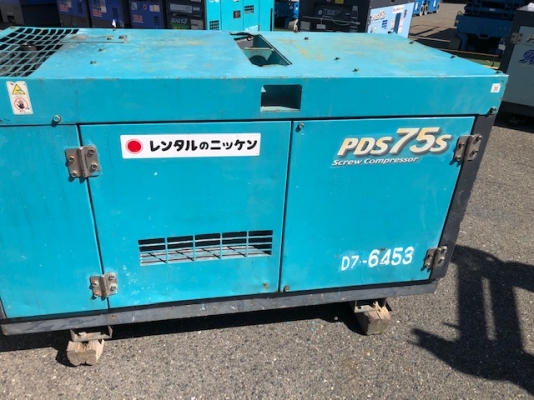 ปั๊มลม 7 บาร์ Airman PDS75S-5B2 ปี2007 2000ชม. มือสองญี่ปุ่น