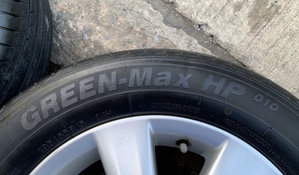 ล้อแม็ก 5รู100 Toyota Altis ขอบ 15 แถมยาง 195-65-15 LINGLONG ปี 15