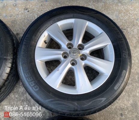 ล้อแม็ก 5รู100 Toyota Altis ขอบ 15 แถมยาง 195-65-15 LINGLONG ปี 15 ล้อแม็ก 5รู100 Toyota Altis ขอบ 15 แถมยาง 195-65-15 LINGLONG ปี 15
