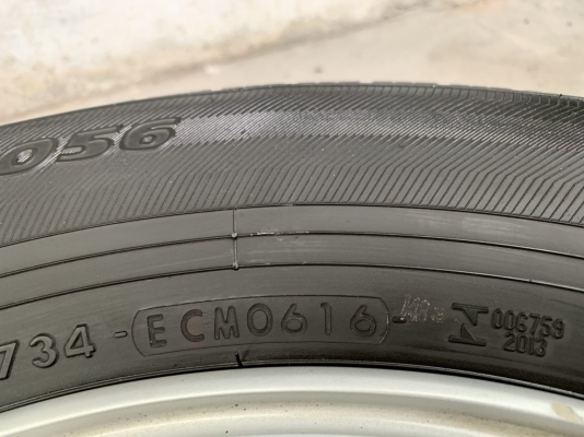 ล้อแม็ก 5รู114 Mitsu Triton ขอบ 15 พร้อมยาง 215-70-15 Yokohama ปี 16