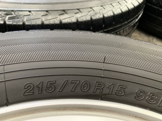 ล้อแม็ก 5รู114 Mitsu Triton ขอบ 15 พร้อมยาง 215-70-15 Yokohama ปี 16