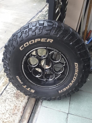 ชุดล้อ+ยางอะไหล่เทพๆ Cooper 285-75-16 ปี17 สวยๆ 1วง