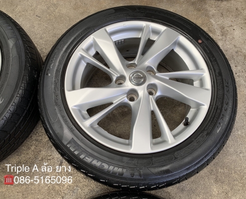 ล้อแม็ก Nissan Teana ขอบ17 แถมยาง 215-55-17 Michelin ปลายปี 13 แม็กสภาพดี ล้อแม็ก Nissan Teana ขอบ17 แถมยาง 215-55-17 Michelin ปลายปี 13 แม็กสภาพดี
