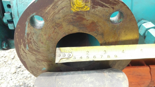 หัวปั้มน้ำแรงดันสูงมัลติสเตส 10 ใบพัดของใหม่ KIRLOSKAR Multi-Stage Pump ท่อ 2.5&rdquo;- 2&rdquo; แบบ 10 ใบพัด H : 255 m / Flow : 13.89 l/s