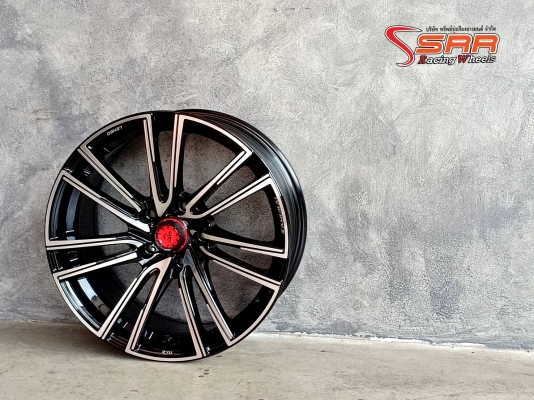 LENSO SAMURAI SC-RYU ขอบ17 ET35 5x114.3 BKFW