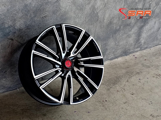 LENSO SAMURAI SC-RYU ขอบ17 ET35 5x114.3 BKFW