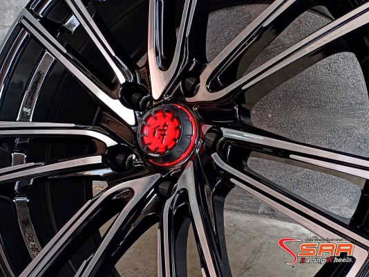 LENSO SAMURAI SC-RYU ขอบ17 ET35 5x114.3 BKFW